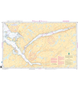 Norwegian Nautical Chart 132 Høgsfjorden - Lysefjorden