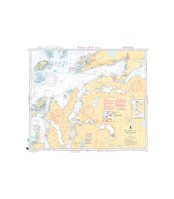 Norwegian Nautical Chart 136 Beiarn og Saltfjorden