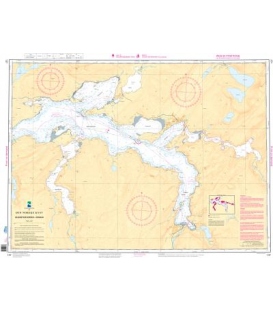 Norwegian Nautical Chart 137 Skjerstadfjorden - Rognan