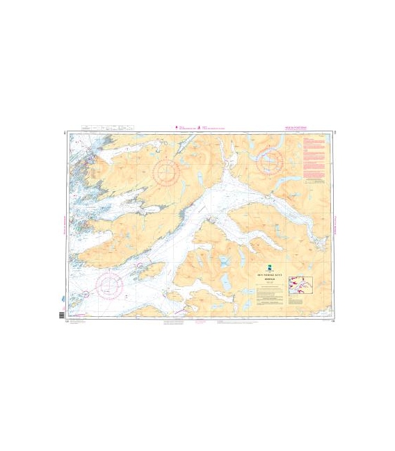 Norwegian Nautical Chart 139 Nordfolla