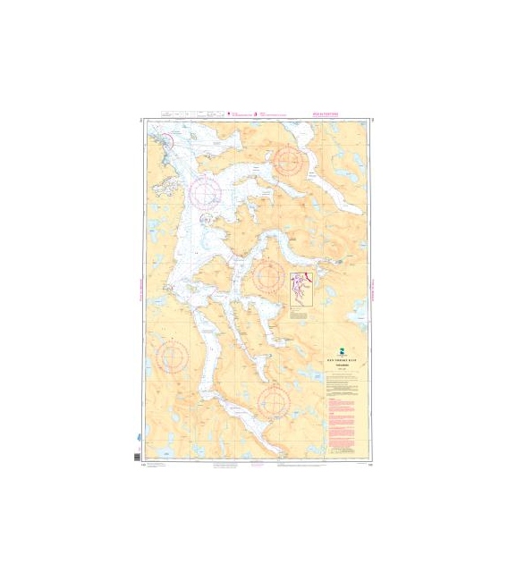 Norwegian Nautical Chart 140 Tysfjorden