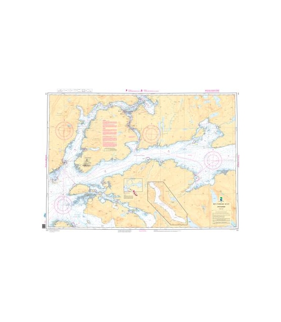 Norwegian Nautical Chart 141 Ofotfjorden