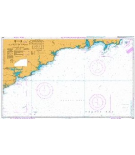 British Admiralty Instructional Chart 5048 Old Head of Kinsale to Tuskar Rock