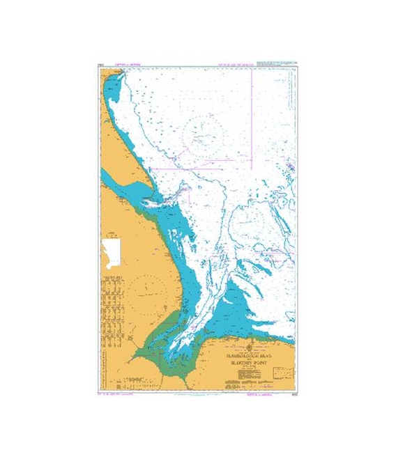 Admiralty Instructional Chart Flamborough Head to Blakeney point