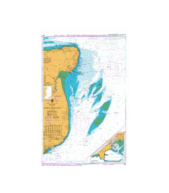 Admiralty Instructional Chart Dover to North Foreland