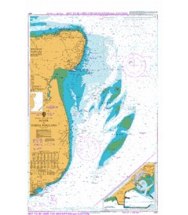 British Admiralty Instructional Chart 5061 Dover to North Foreland