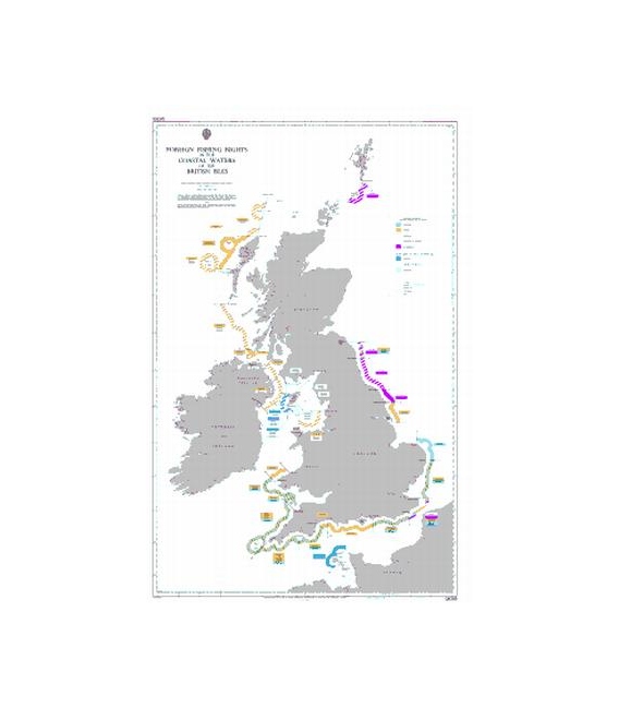 Admiralty Plotting Diagrams & Sheets World Miscellaneous Charts Foreign Fishing Rights In The Coastal Waters Of The British Isle