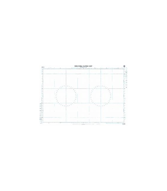 Admiralty Mercator Plotting Sheets Lat. 36¡ to 39¡ N. and S. 920 x 605mmÊ