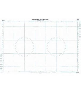 British Admiralty Nautical Chart D6333 Mercator Plotting Sheets Lat. 36° to 39° N. and S.