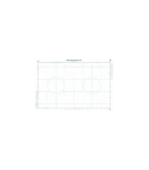 Admiralty Mercator Plotting Sheets Lat. 42¡ to 45¡ N. and S. 962 x 605mmÊ
