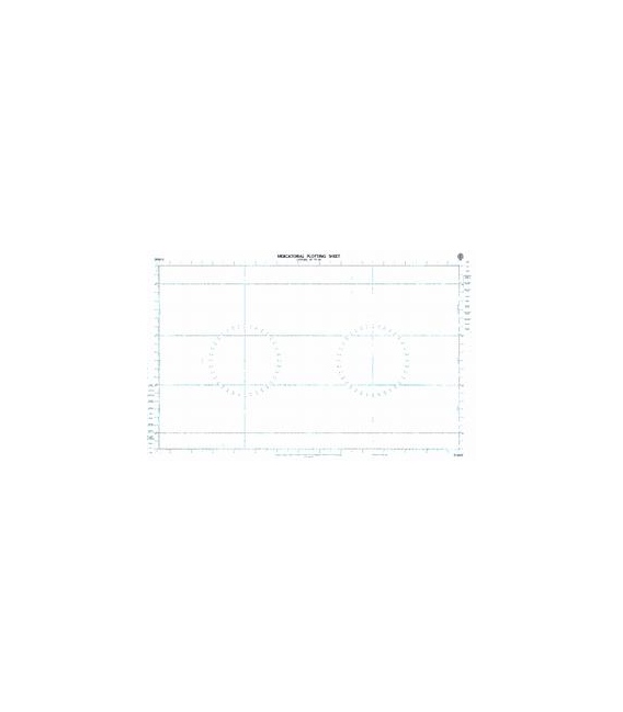 Admiralty Mercator Plotting Sheets Lat. 63¡ to 66¡ N. and S. 995 x 607mmÊ