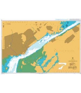 British Admiralty Nautical Chart 14 Cebu Harbour