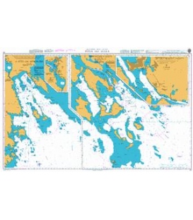 British Admiralty Nautical Chart 53 Pitea and Lulea