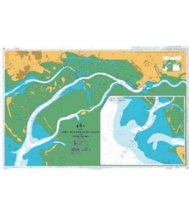 British Admiralty Nautical Chart 59 Port Muhammad Bin Qasim and Approaches