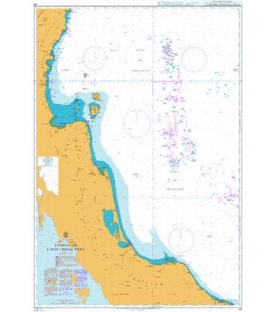 British Admiralty Nautical Chart 66 Tumpat to Laem Chong Phra