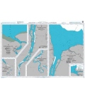 British Admiralty Nautical Chart 99 Entrances to Rivers in Guyana and Suriname