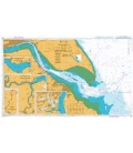 British Admiralty Nautical Chart 109 River Humber and the Rivers Ouse and Trent