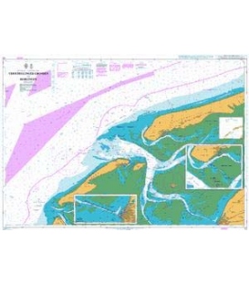 British Admiralty Nautical Chart 112 Terschellinger Gronden to Harlingen