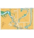 British Admiralty Nautical Chart 128 Baalhoek to Wintam