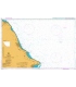 British Admiralty Nautical Chart 129 Whitby to Flamborough Head