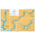 British Admiralty Nautical Chart 135 Hugli River
