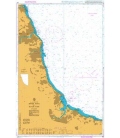 British Admiralty Nautical Chart 152 River Tyne to River Tees