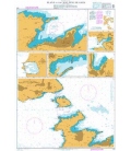 British Admiralty Nautical Chart 211 Plans in the Maltese Islands