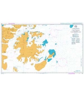 British Admiralty Nautical Chart 227 Church Point to Cape Longing including James Ross Island