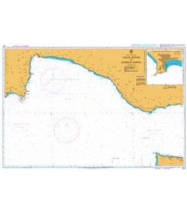 British Admiralty Nautical Chart 237 Taslik Burnu to Anamur Burnu