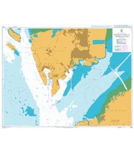 British Admiralty Nautical Chart 342 Shekou Gang to Mawan Gang