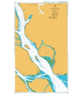 British Admiralty Nautical Chart 344 Shanban Zhou to Nizhou Tou