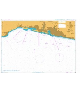 British Admiralty Nautical Chart 356 Approaches to Genova