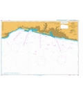 British Admiralty Nautical Chart 356 Approaches to Genova