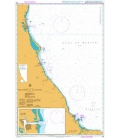 British Admiralty Nautical Chart 376 Veracruz to Altamira