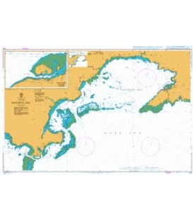 British Admiralty Nautical Chart 378 Savusavu Bay