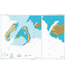 British Admiralty Nautical Chart 412 Conakry and Approaches