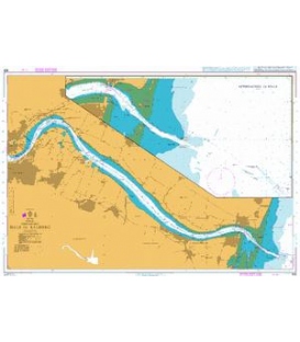 British Admiralty Nautical Chart 429 Hals to Aalborg