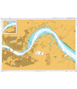 British Admiralty Nautical Chart 430 Aalborg