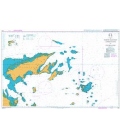 British Admiralty Nautical Chart 440 North Eastern Approaches to Fiji Islands