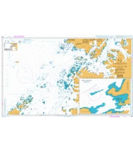 British Admiralty Nautical Chart 446 Anvers Island to Renaud Island