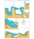 British Admiralty Nautical Chart 459 Harbours on the North Coast of Jamaica