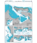 British Admiralty Nautical Chart 478 Ports in Puerto Rico