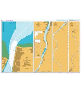 British Admiralty Nautical Chart 519 Georgetown