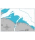 British Admiralty Nautical Chart 533 Georgetown and Mouths of Demerara and Essequibo Rivers