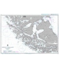 British Admiralty Nautical Chart 554 Estrecho de Magallanes