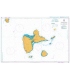 British Admiralty Nautical Chart 593 Approaches to Guadeloupe