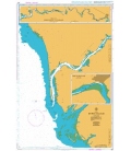 British Admiralty Nautical Chart 607 Riviere Saloum
