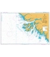 British Admiralty Nautical Chart 611 Cabo Roxo to Port Kamsar