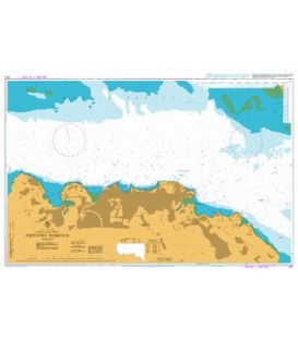 British Admiralty Nautical Chart 614 Freetown Harbour
