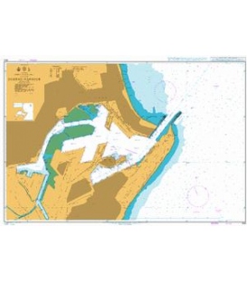 British Admiralty Nautical Chart 643 Durban Harbour